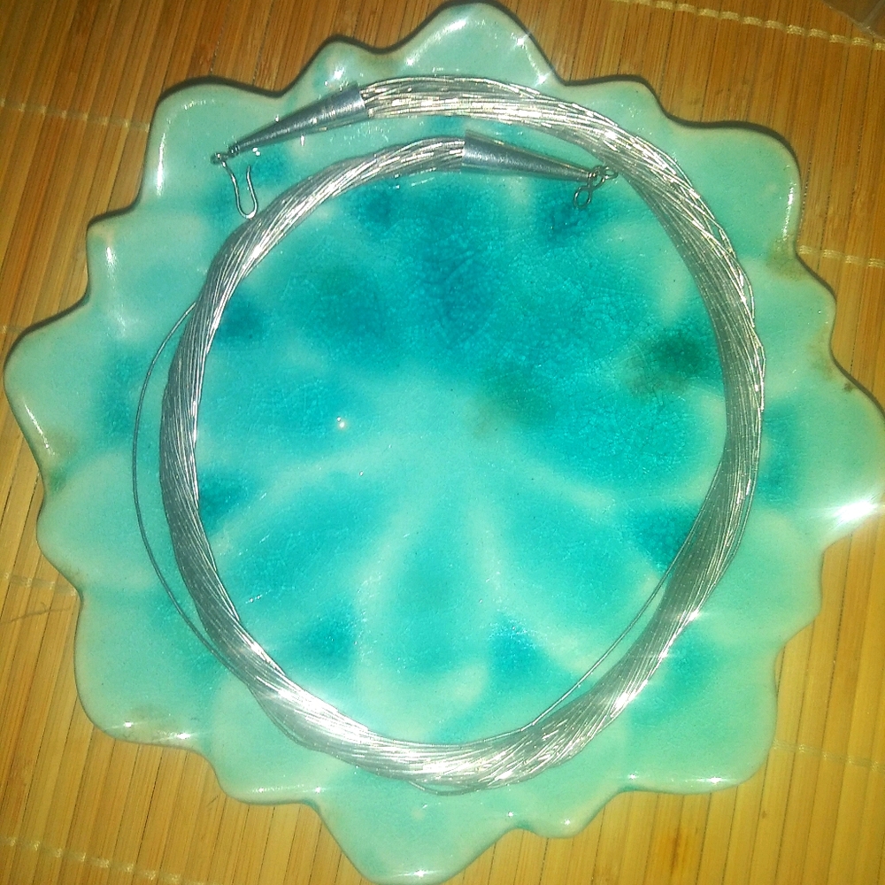 Vintage Rare Liquid Silver Necklace